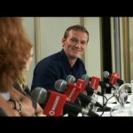 Ingvar Sigurdsson at press conference for Beowulf & Grendel