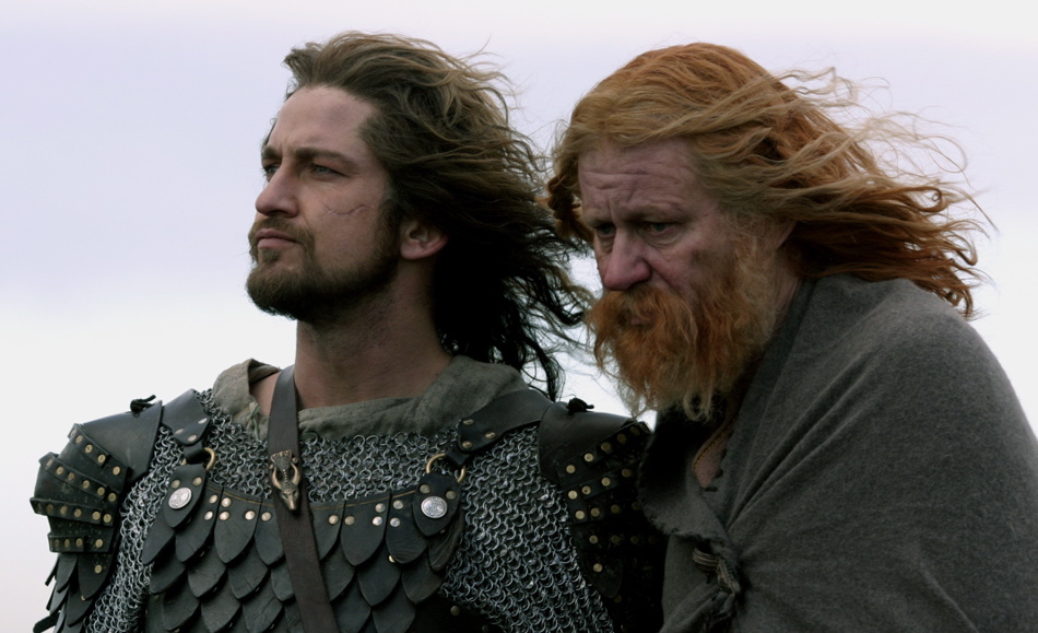 Gerard Butler as Beowulf and Stellan Skarsgard as King Hrothgar